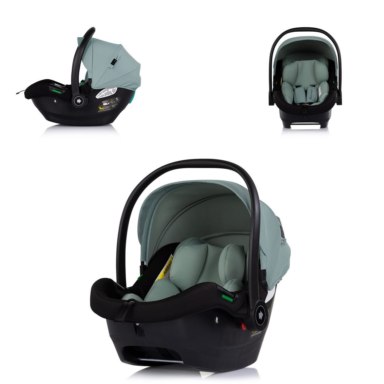 Chipolino Babyschale Babyschale Elite next Gen, ab: 0, bis: 1.25, i-Size (40-87cm) Schaukelfuß Gurt 3D-Kissen