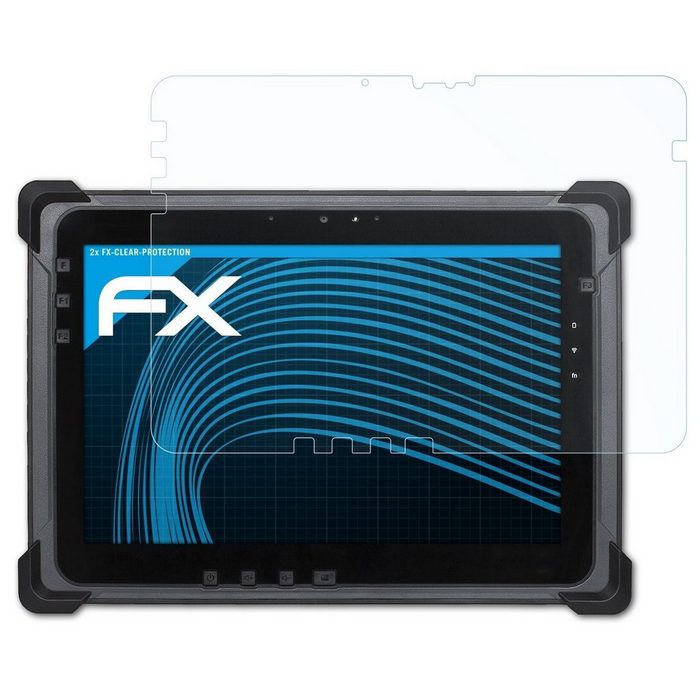 atFoliX Schutzfolie Displayschutz für Logic Instrument Fieldbook I1 (2 Folien) Ultraklar und hartbeschichtet