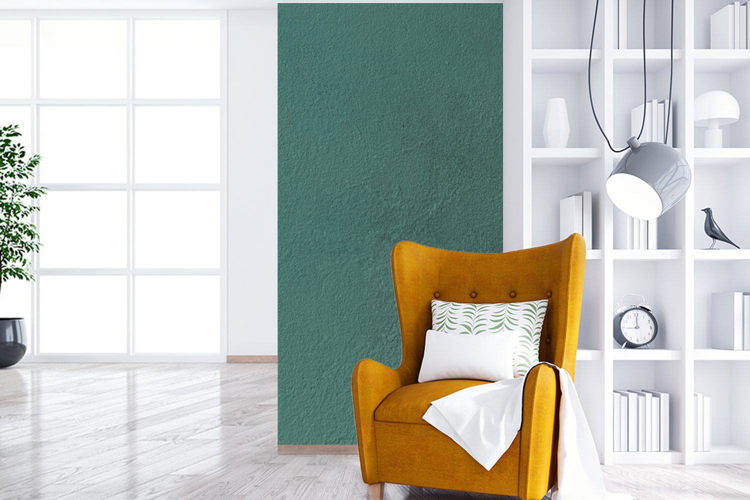 Wand, Fototapete St), - für Wohnzimmer Farbe MuchoWow - bedruckt, Vliestapete Fototapete Grün (2 Küche, Schlafzimmer Matt,