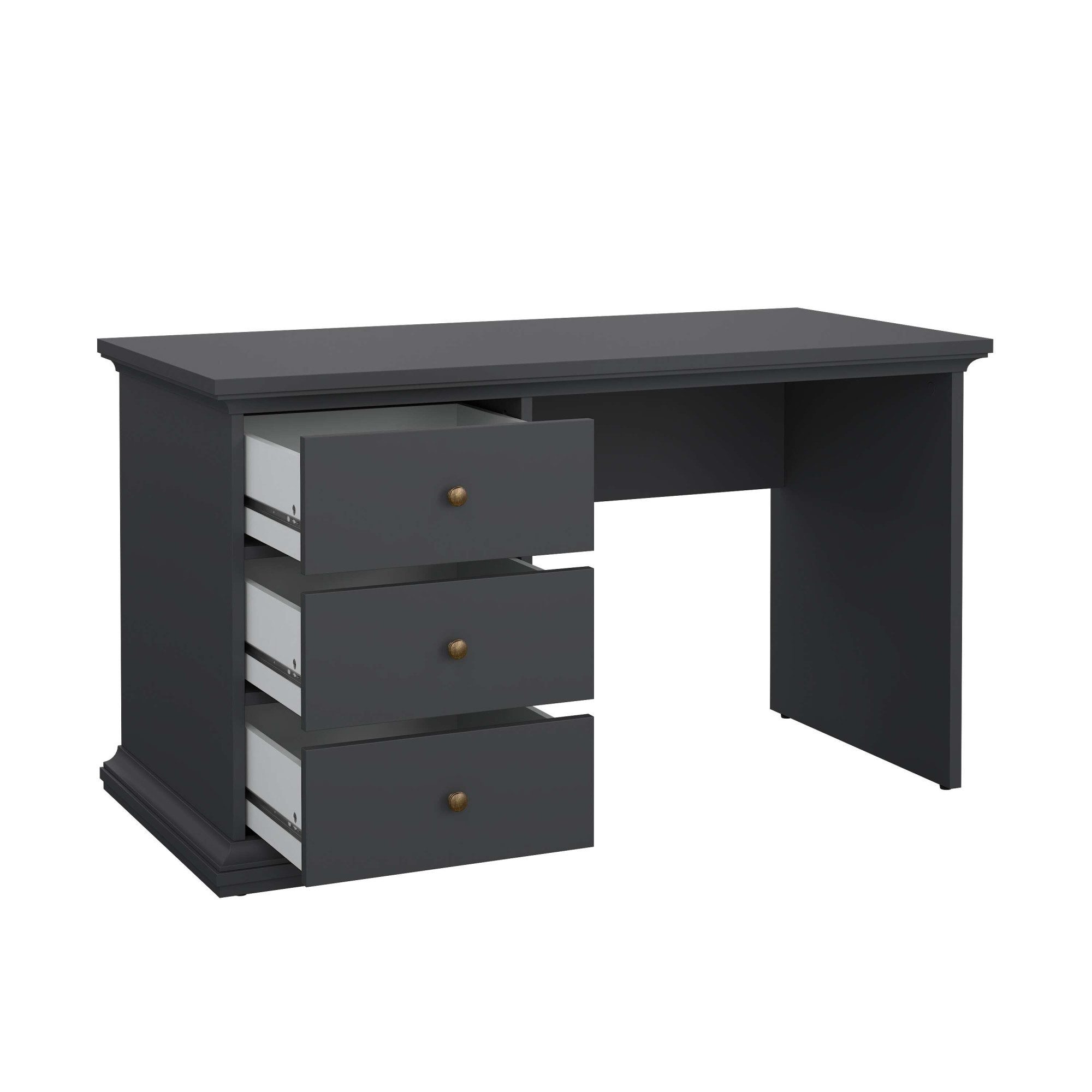 Home affaire Schreibtisch Paris, erstrahlt in schöner Holzoptik, Breite 130 cm