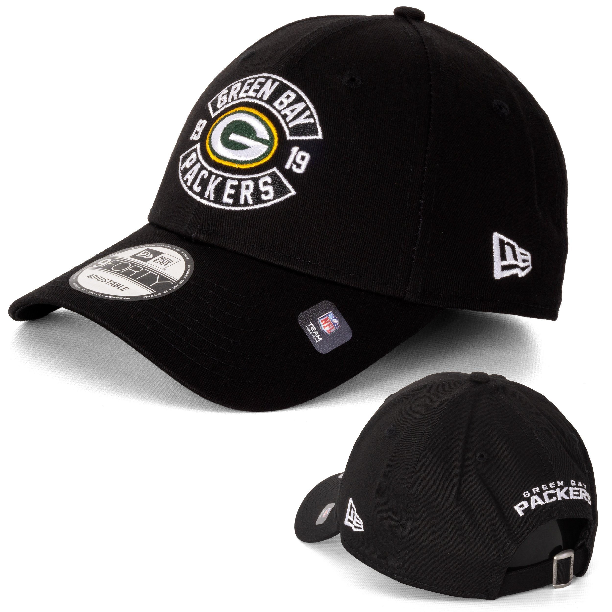 New Era Baseball Cap Cap New Era 9Forty NFL Green Bay Packers, F black (1-St)