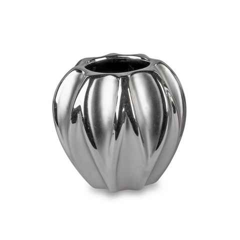 Small-Preis Dekovase Formano Vase matt Silber in 4 Größen wählbar