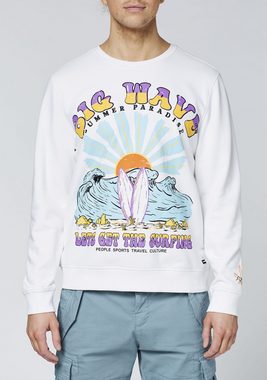 Chiemsee Sweatshirt Sweatshirt mit Surf-Motiv und -Schriftzügen 1