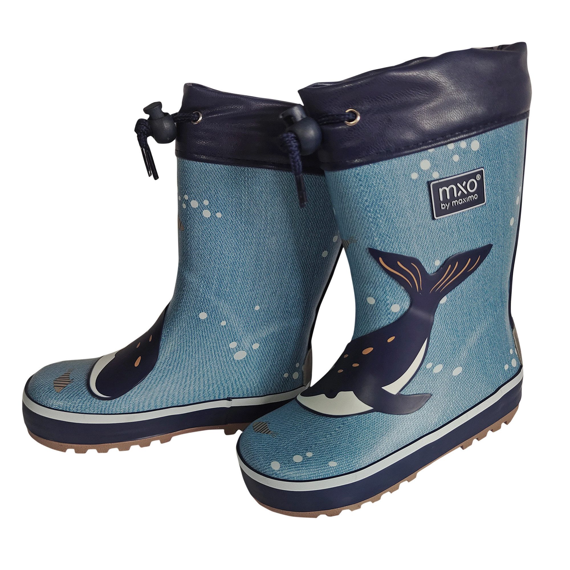 MAXIMO Gummistiefel Wal Stulpe, Jerseyfutter, Fotoprint Gummistiefel (1-tlg)