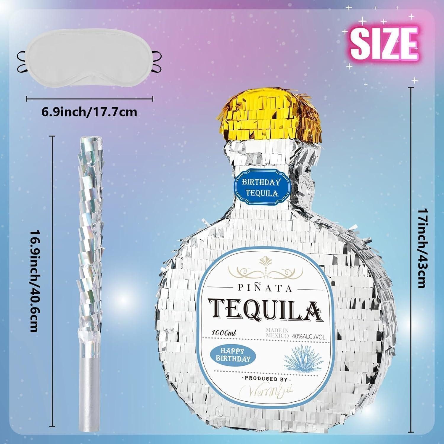 LuxusKollektion Pinata Pinata Tequilaflaschen Partydekoration Junggesellenabschied Agave