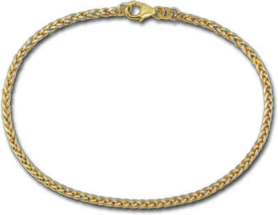 GoldDream Goldarmband GoldDream 8 Karat Armband 19cm Damen (Armband, Armband), Echtgold Armband (Zopf) ca. 19cm, Echtgold, 333er Gelbgold