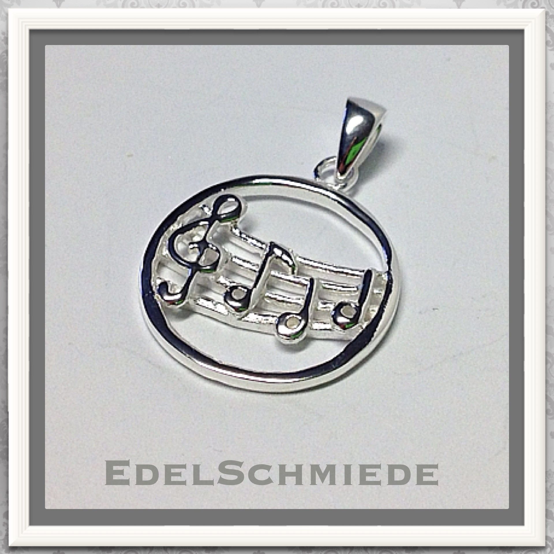 Edelschmiede925 Kettenanhänger Musiknote m Notenschlüssel Anhänger in 925 S günstig online kaufen