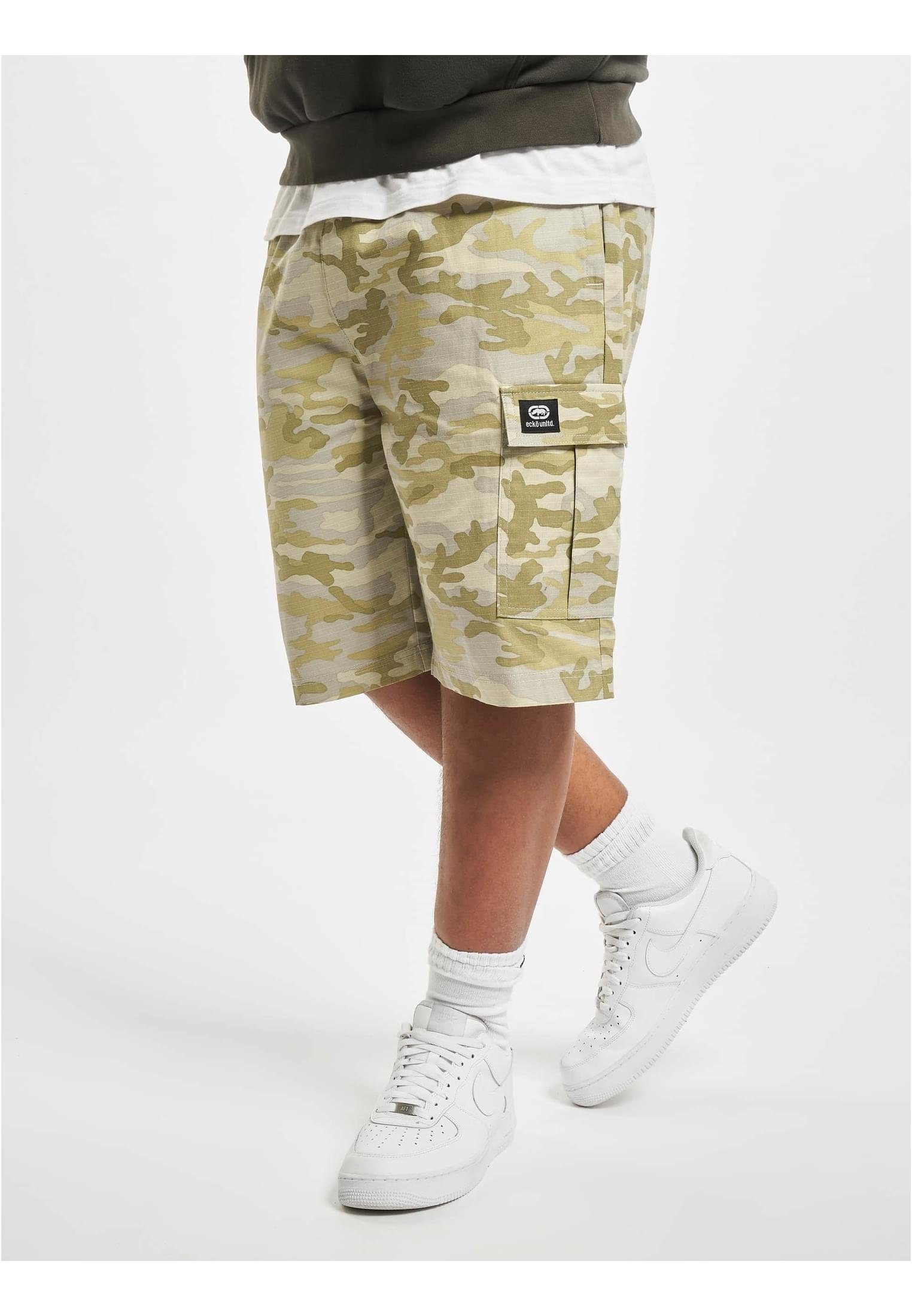 Herren Virginia Ecko Stoffhose Shorts Unltd. (1-tlg) camouflage