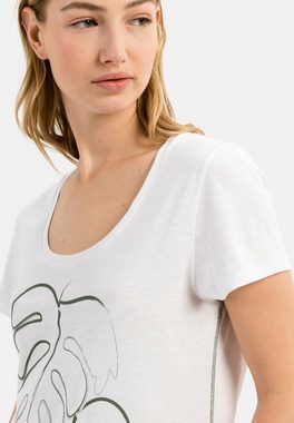 camel active T-Shirt mit platziertem Print aus Organic Cotton