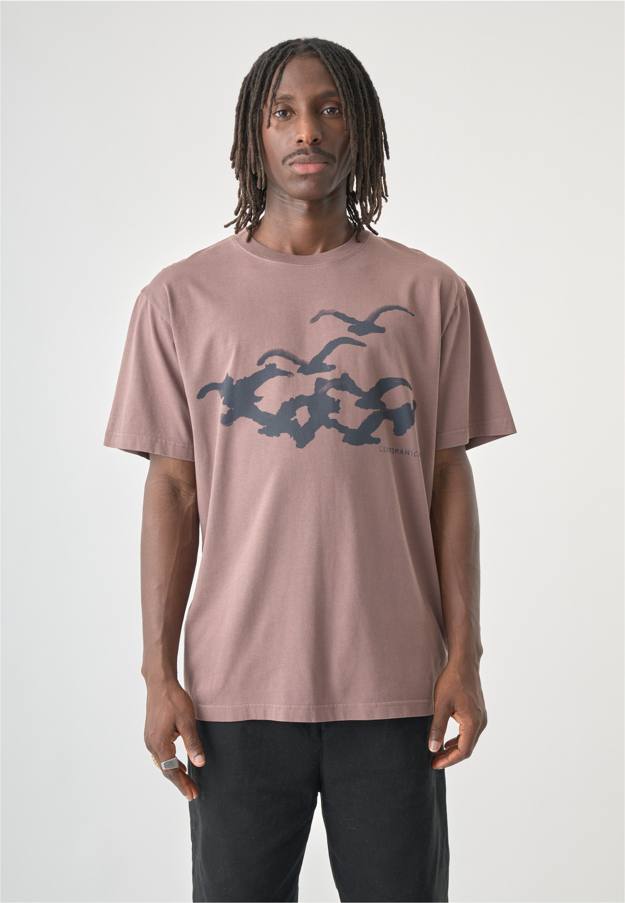 Cleptomanicx T-Shirt mit coolem Frontprint