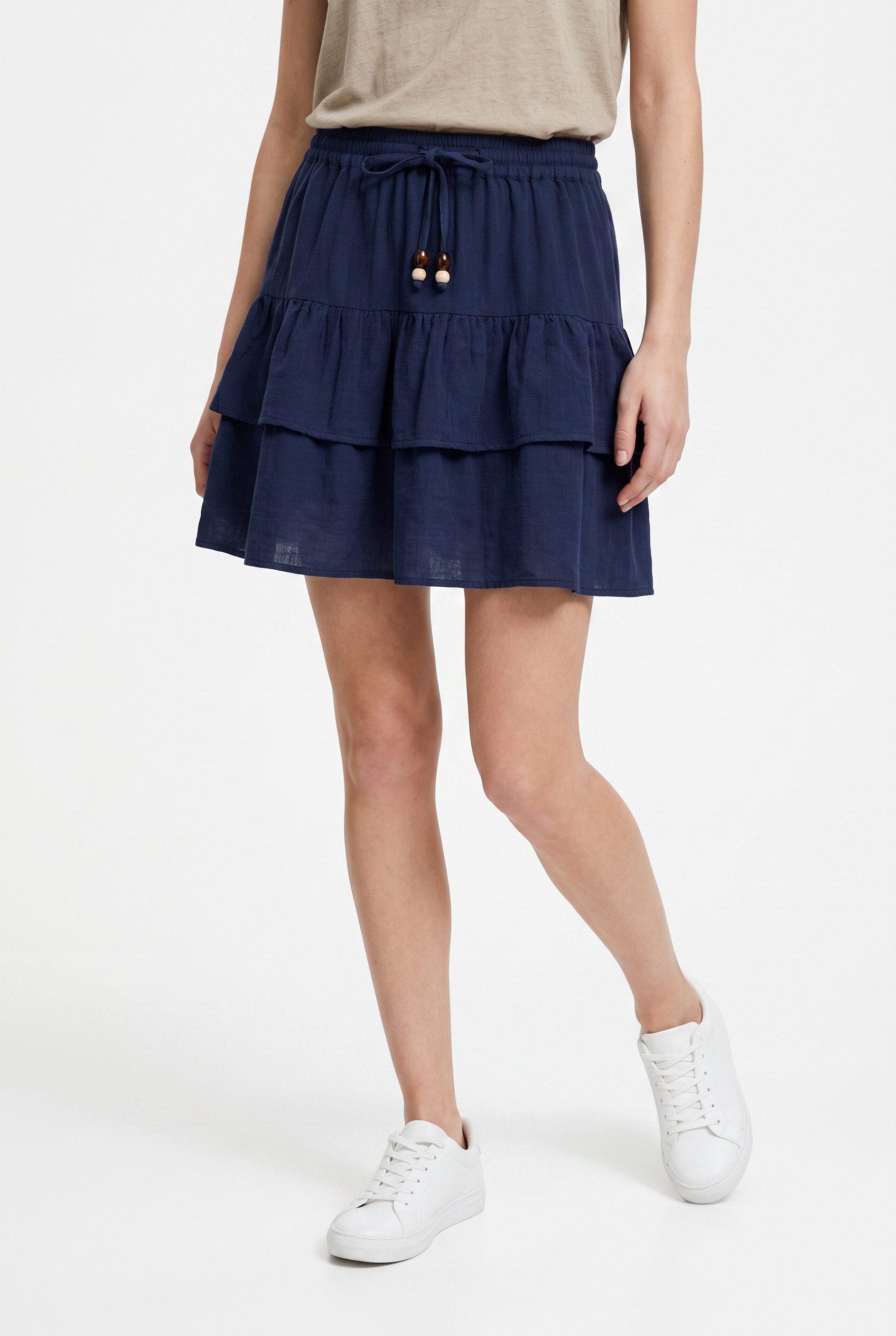 ONLY Minirock ONLSWAR STRING SHORT SKIRT WVN Baumwolle