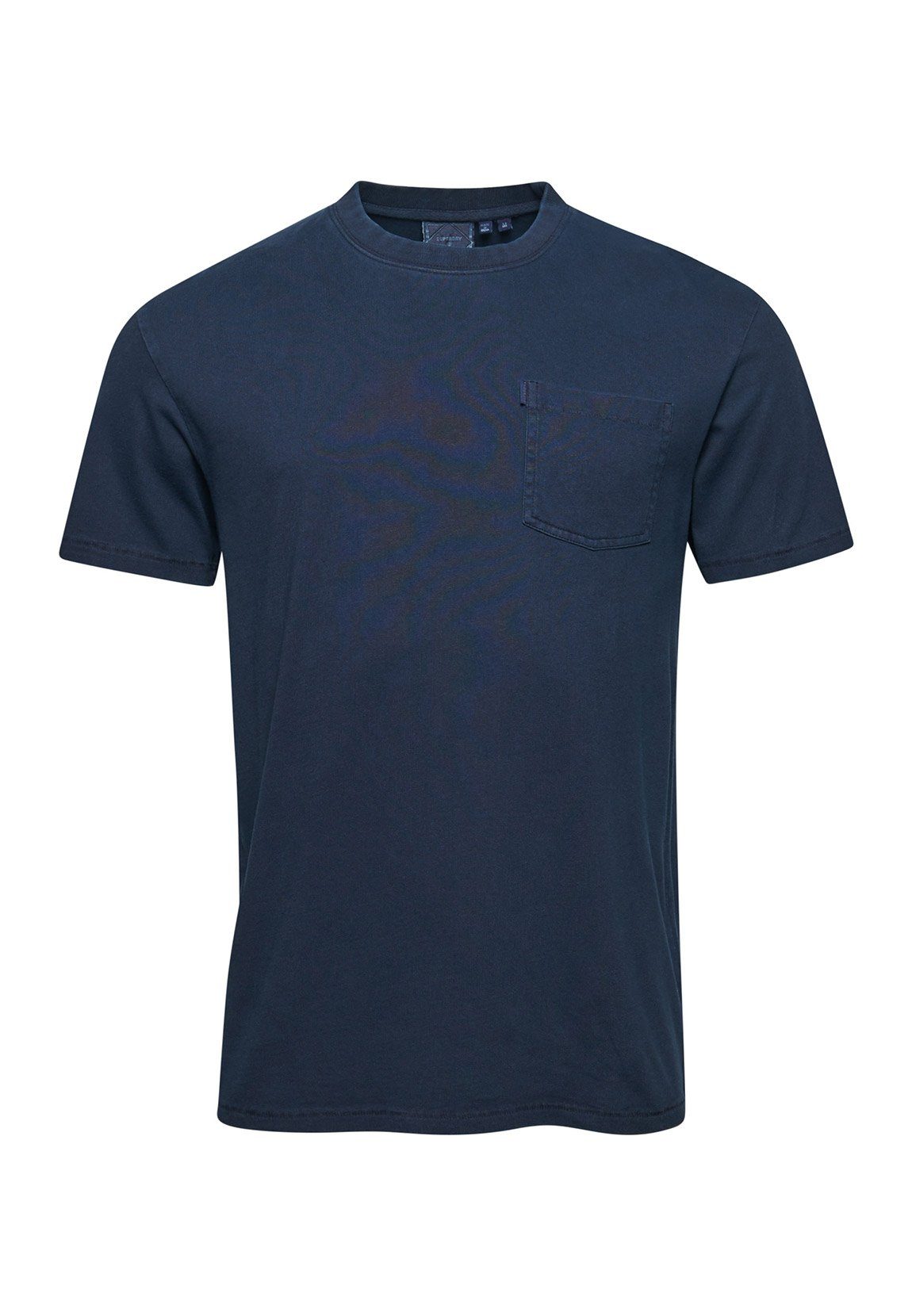 Superdry T-Shirt Superdry Herren T-Shirt WORKWEAR POCKET TEE Nautical Navy Dunkelblau
