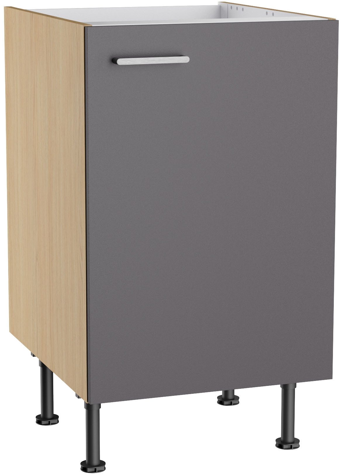 KOCHSTATION Spülenschrank KS-Lucy Breite 50 cm, mit 1 Tür, höhenverstellbare Füße, Soft-Close