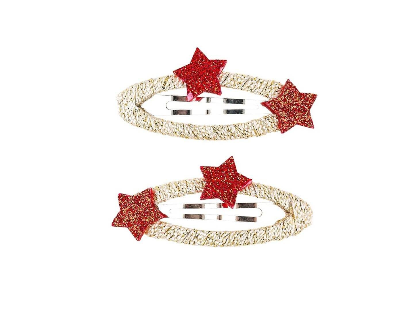 Souza for Kids® Haargummi Haarclips Zinzi Stern rot (2er Set)
