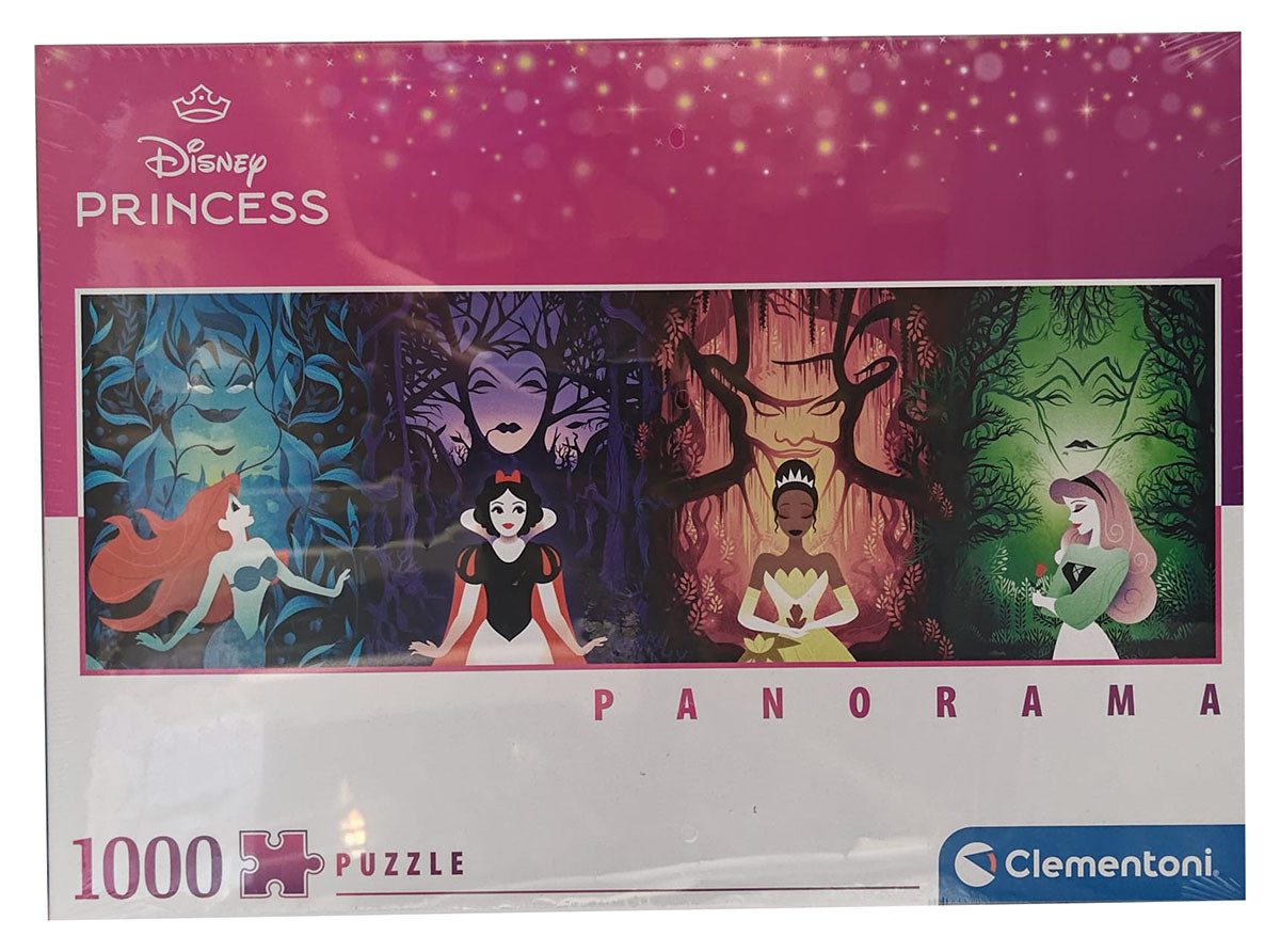 Clementoni® Puzzle Clementoni Disney Princess Panorama Puzzle 1000 Teile Set, 1000 Puzzleteile