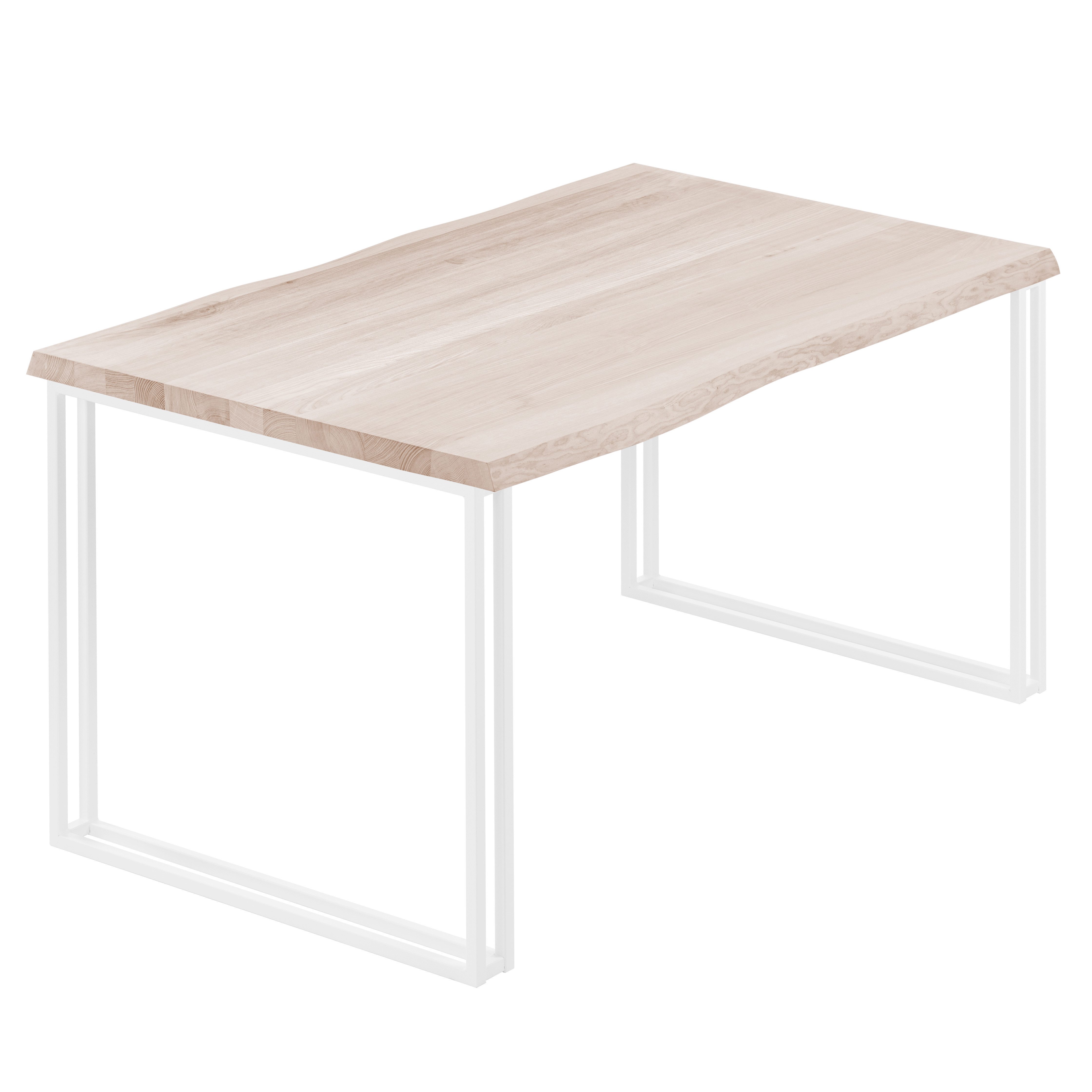 LAMO Manufaktur Baumkantentisch Frame Esstisch Massivholz günstig online kaufen