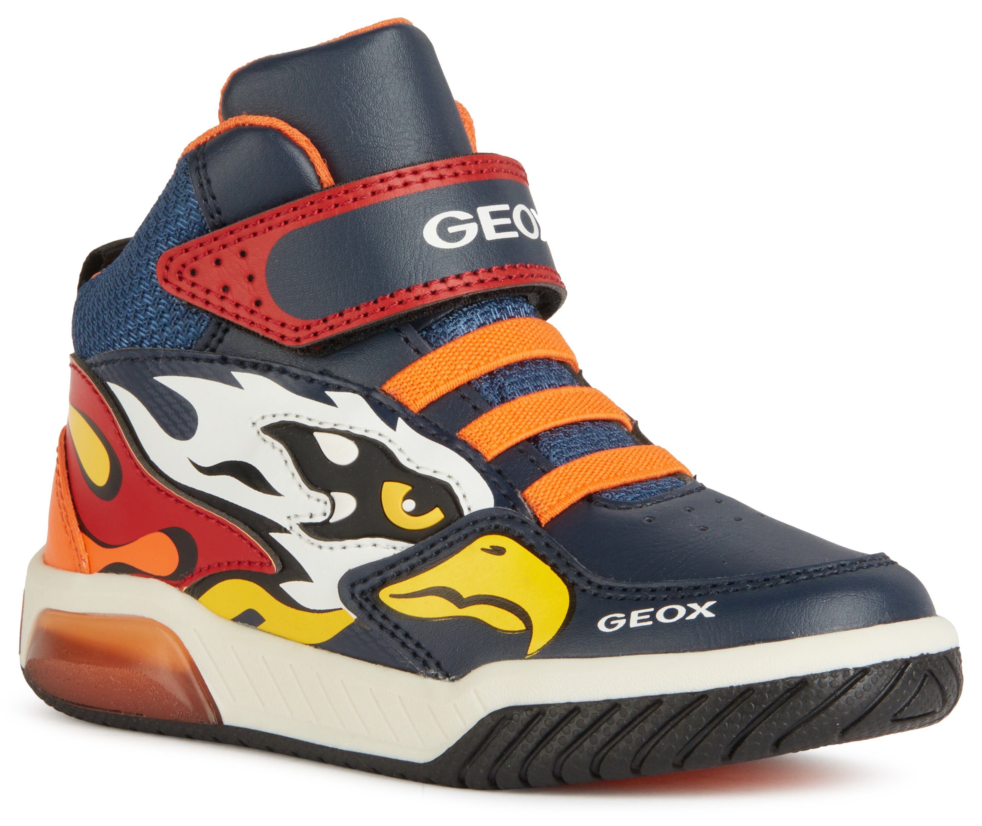 Blinkschuh Sneaker mit INEK Blinkfunktion J BOY Geox