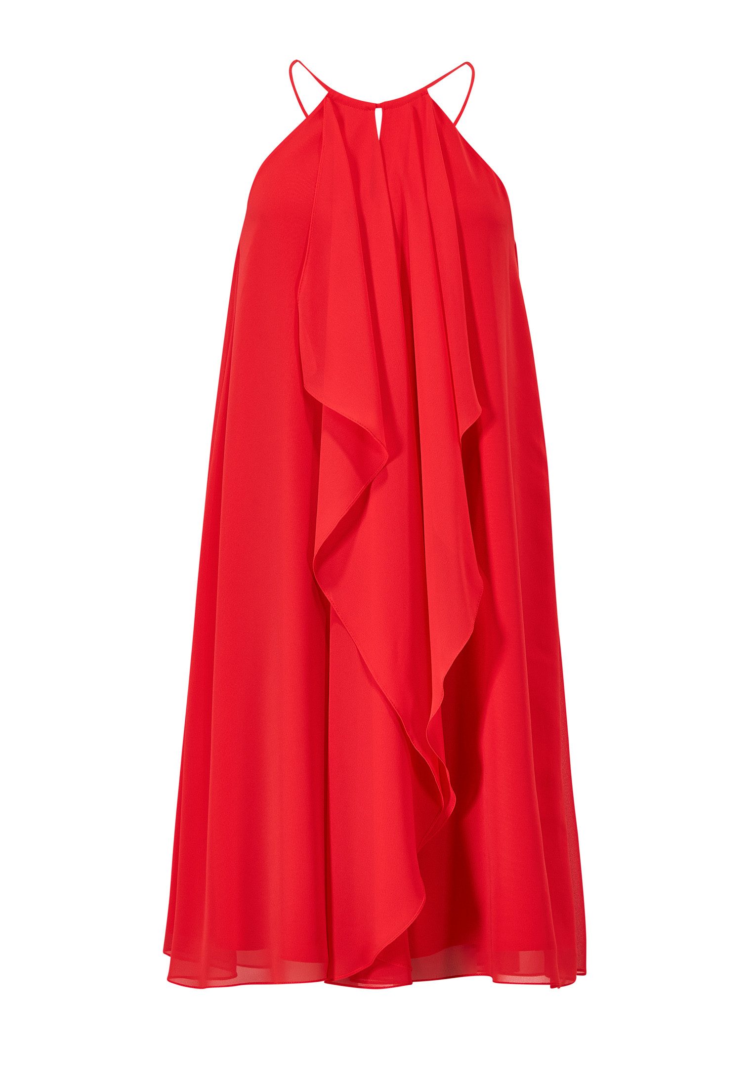 SWING Partykleid - Kleid ohne Arm - Chiffon Kleid elegant