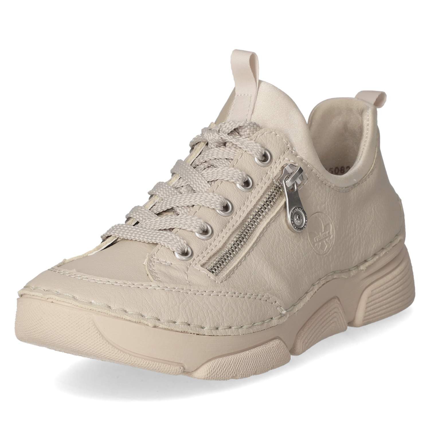 Rieker Rieker - female - 45973-60 - Textil & Synthetik - beige Schnürschuh günstig online kaufen