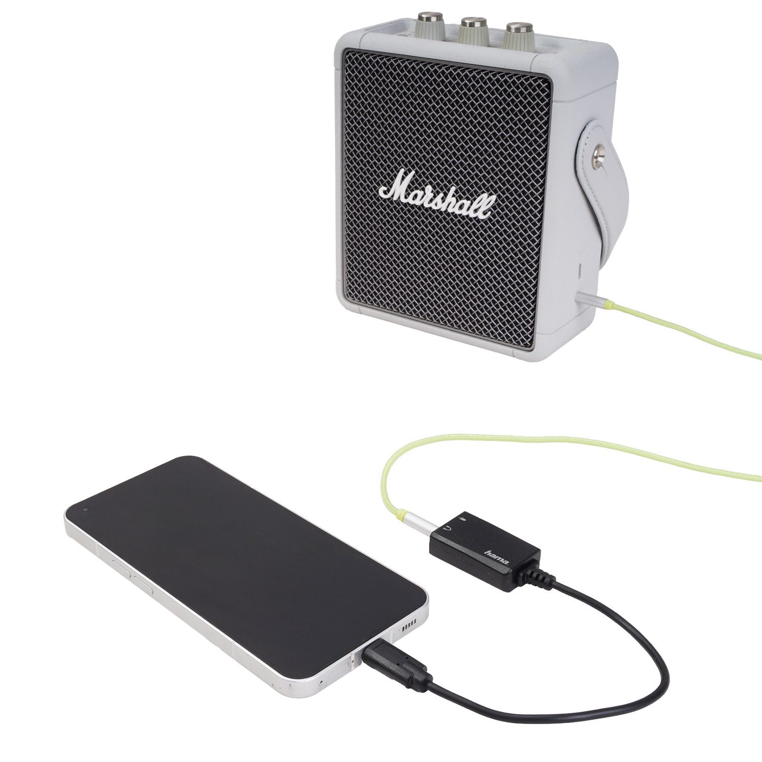 Hama USB-C externe Soundkarte auf 3,5mm Klinke Tablet-Kabel, Klinken-Buchse Adapter Audio Konverter für PC Notebook MacBook Tablet – Bild 4 von 5