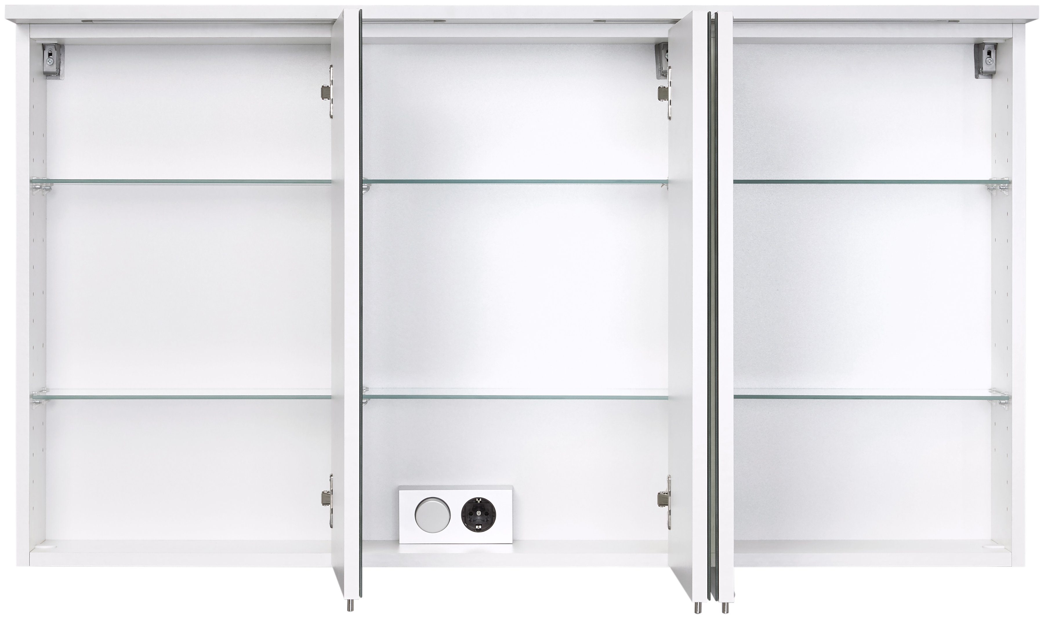 welltime Spiegelschrank Flex Breite 120 cm, mit 3D-Spiegeleffekt