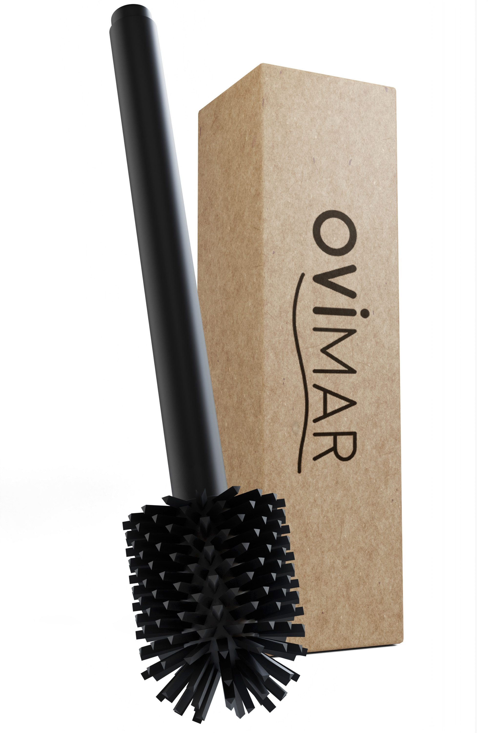 ovimar WC-Reinigungsbürste, (1-tlg), aus Edelstahl in Schwarz zur