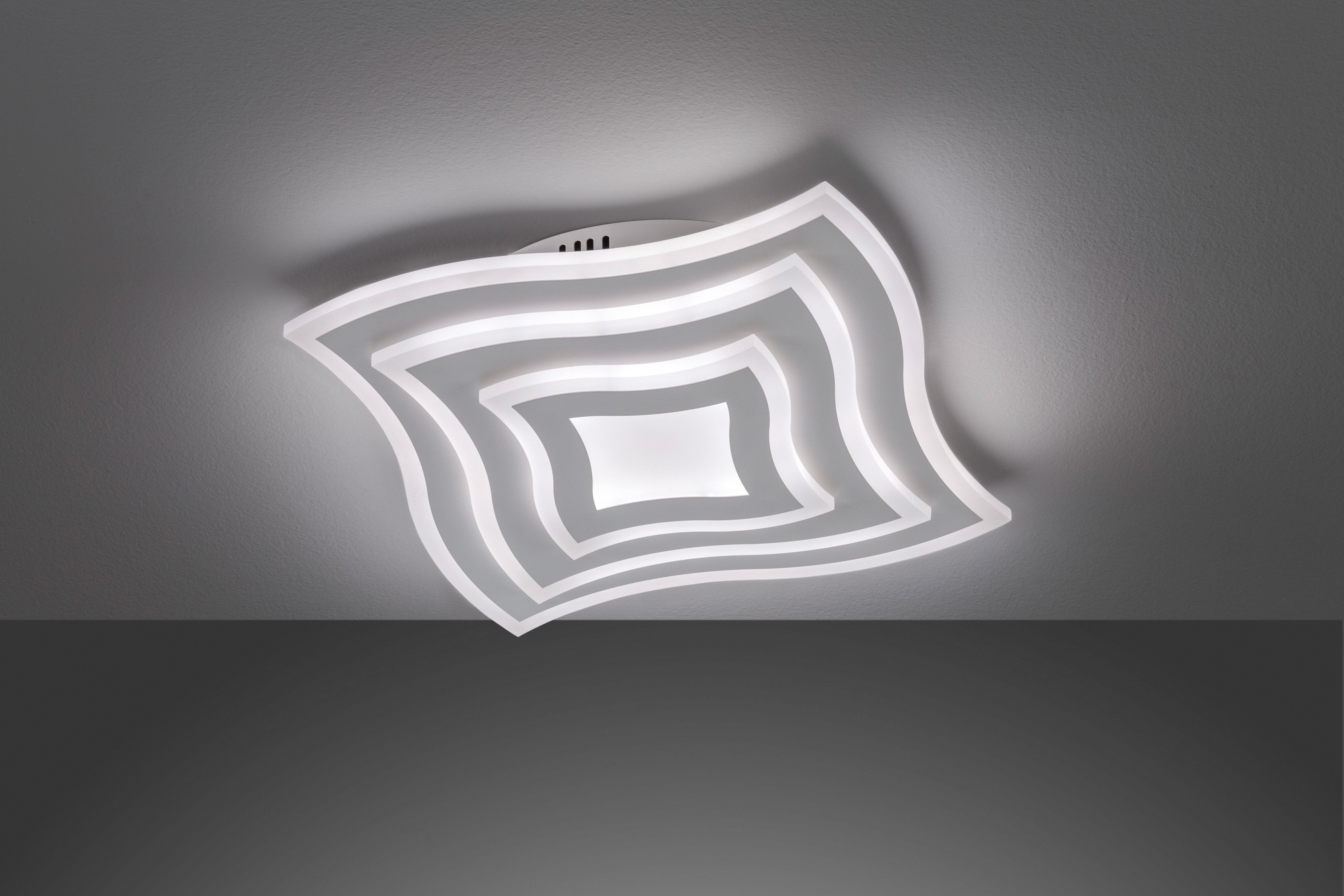 FISCHER & HONSEL LED Tageslichtweiß, Deckenleuchte integriert, Dimmfunktion, fest Gorden, Neutralweiß, LED Warmweiß