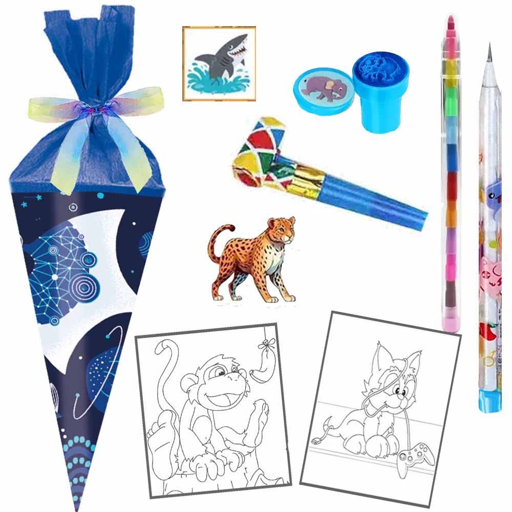 Herlitz Schultüte 15 cm gefüllt Mini Deep Ocean