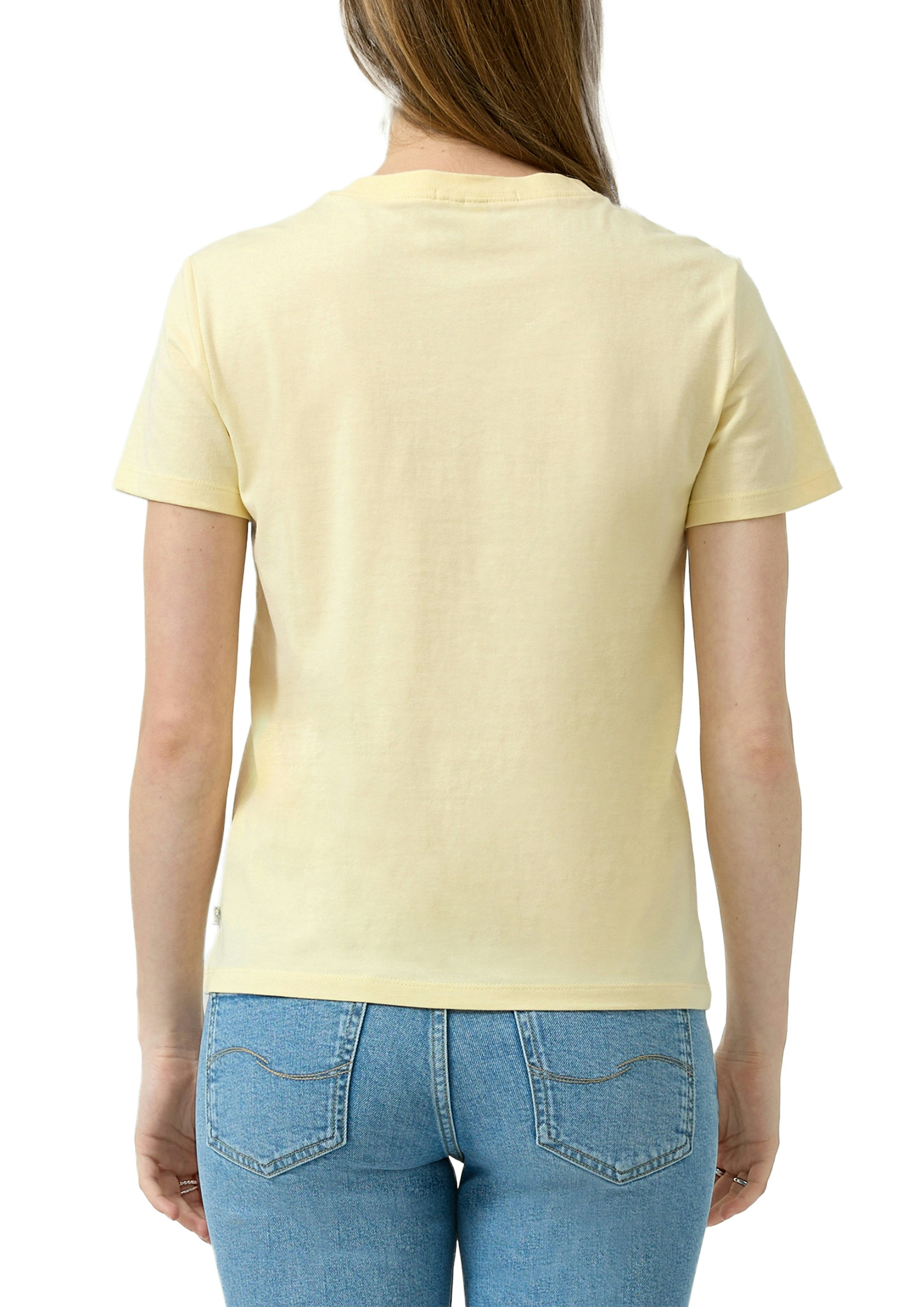 QS Kurzarmshirt mit feiner Stickerei – Bild 2 von 4