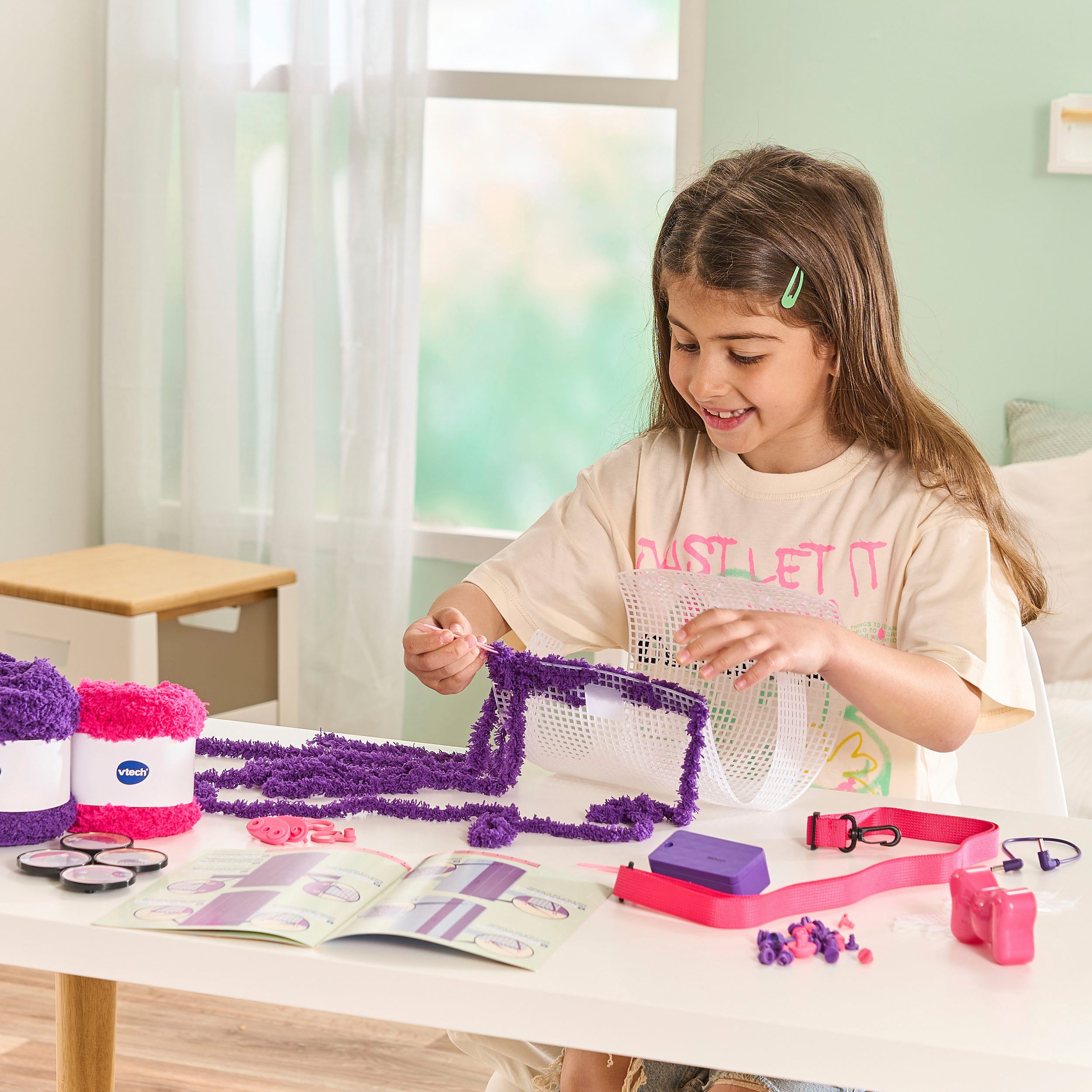 Vtech® Kreativset Kid'Couture - Zauberhafte Katzen-Handtasche, mit Licht- und Soundeffekt
