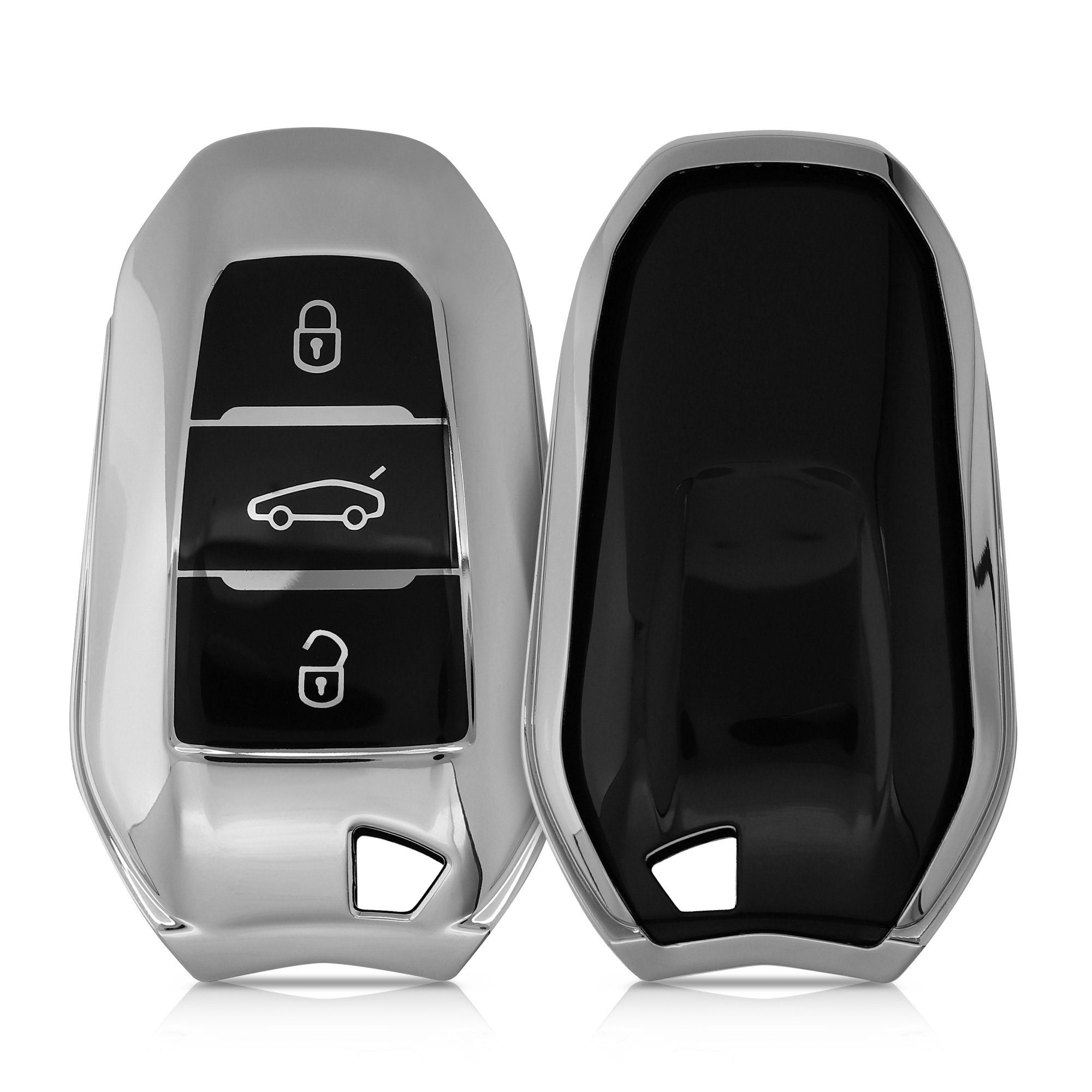 kwmobile Schlüsseltasche Autoschlüssel Hülle für Peugeot Citroen