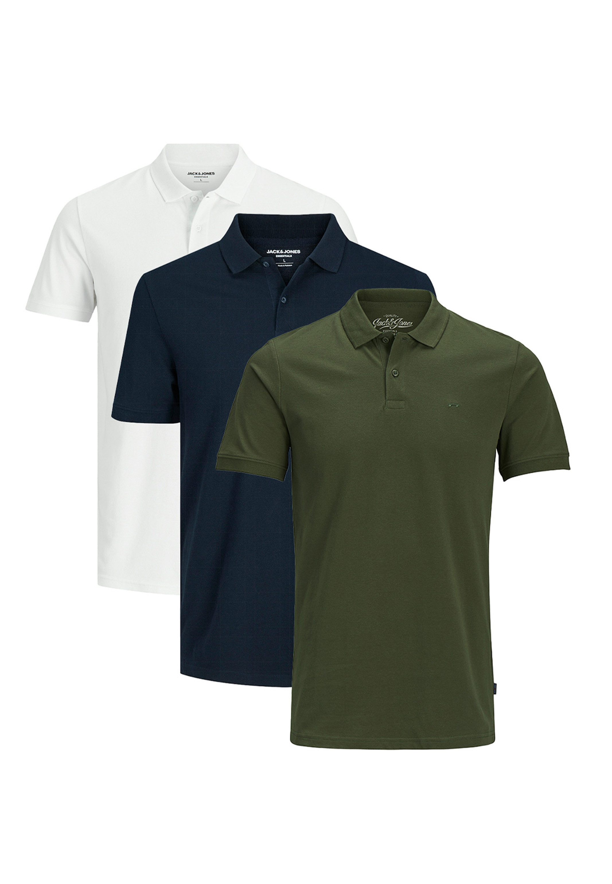 Jack & Jones Poloshirt 3er Pack günstig online kaufen