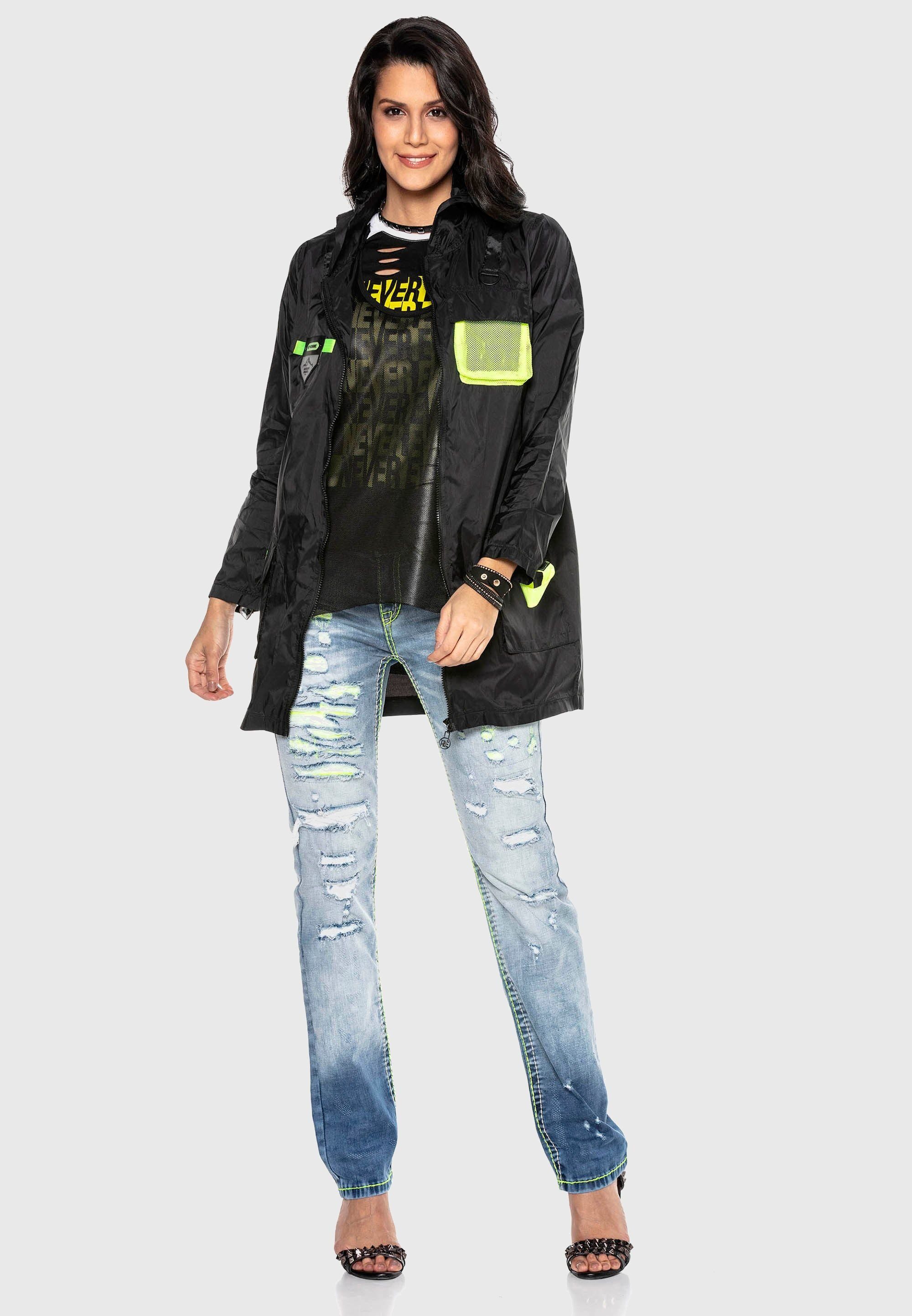 Cipo & Baxx Regenjacke Mäntel im modernen Look