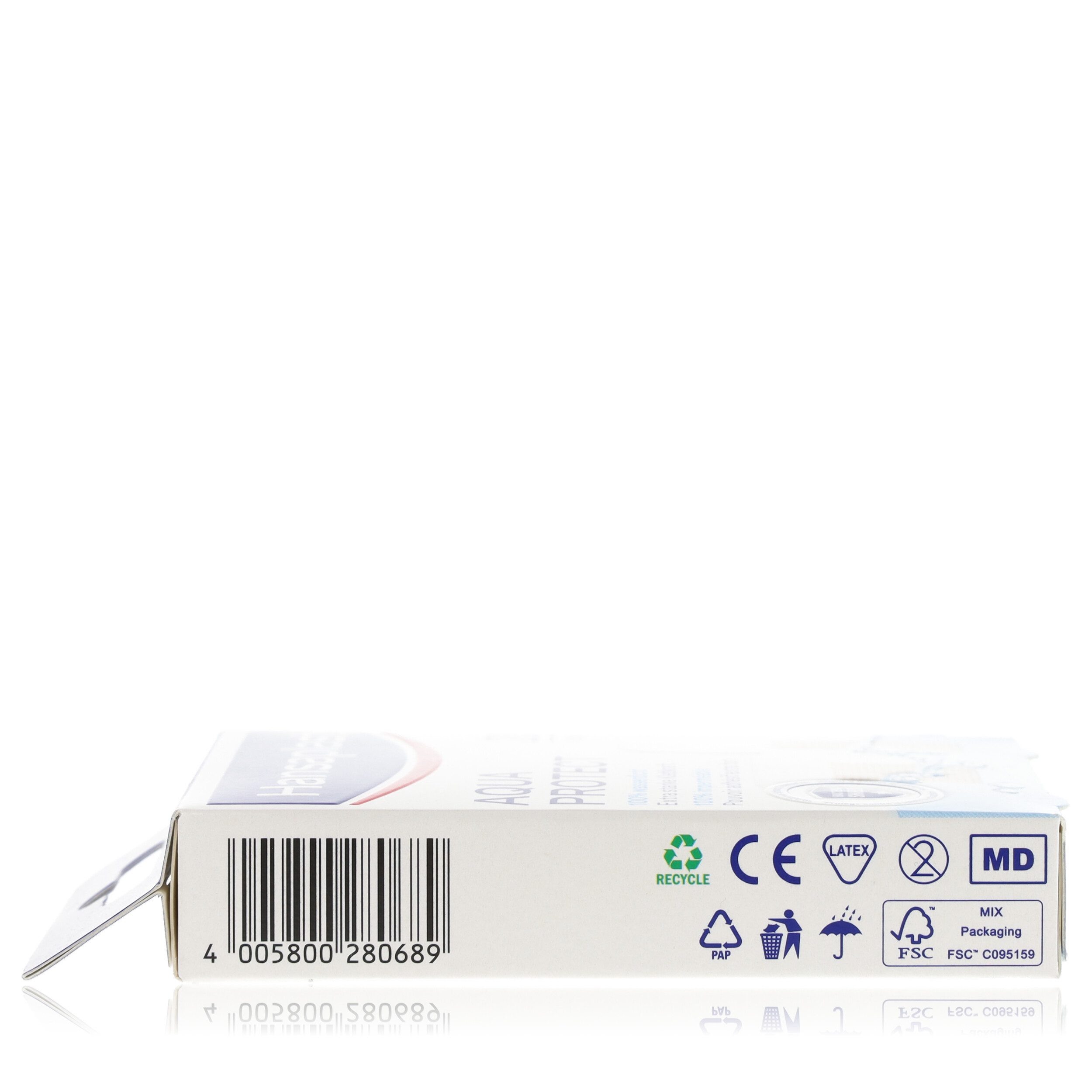 Hansaplast Wundpflaster Hansaplast Aqua Protect 20 Strips (Exzellente Hautverträglichkeit, 20 St., 20 Strips in 2 Größen), Wasserdichte Pflaster zum Baden, Duschen etc.
