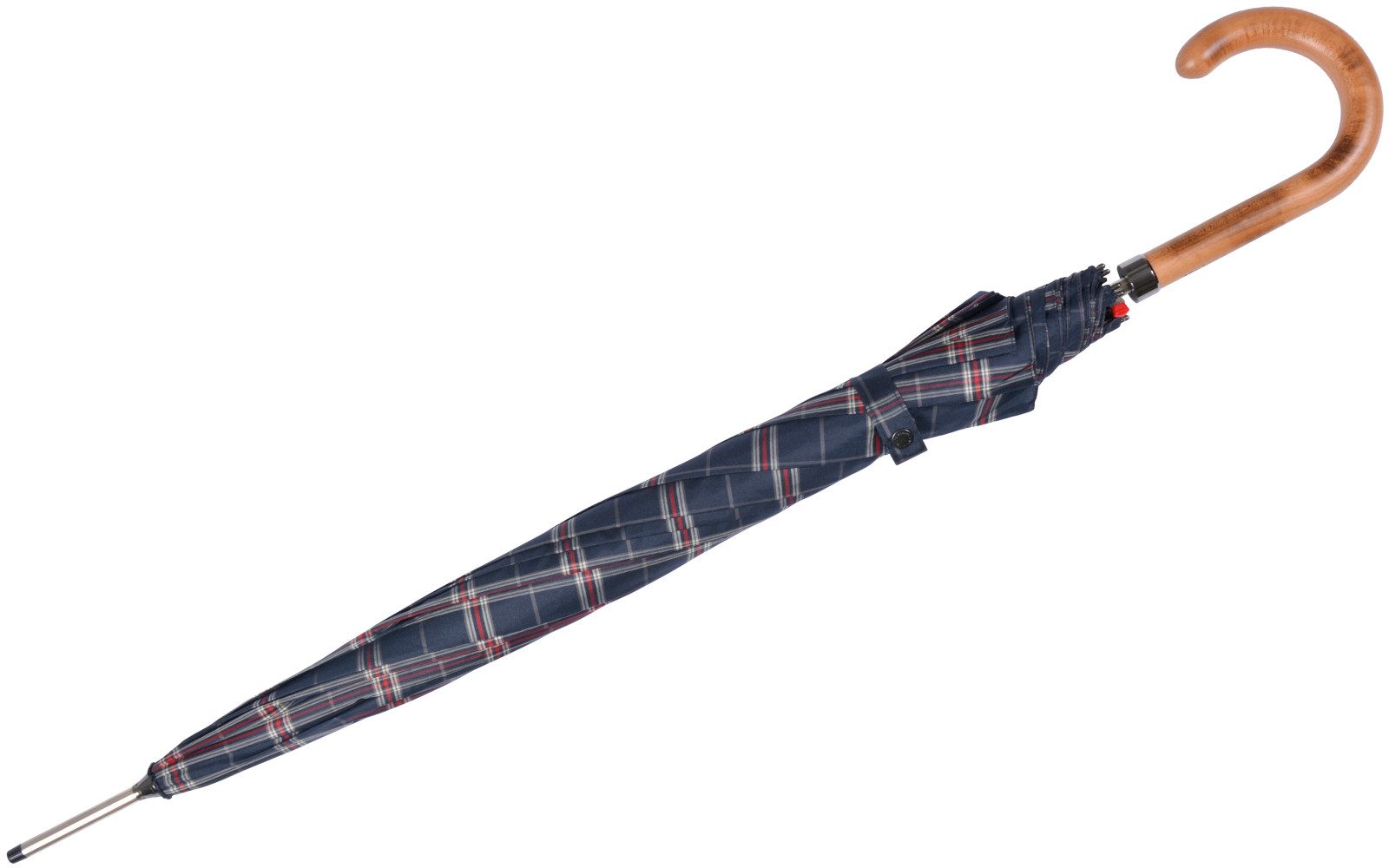 Knirps® Stockregenschirm Herrenschirm mit Automatik, groß und stabil, mit robustem Stahlgestell - check navy