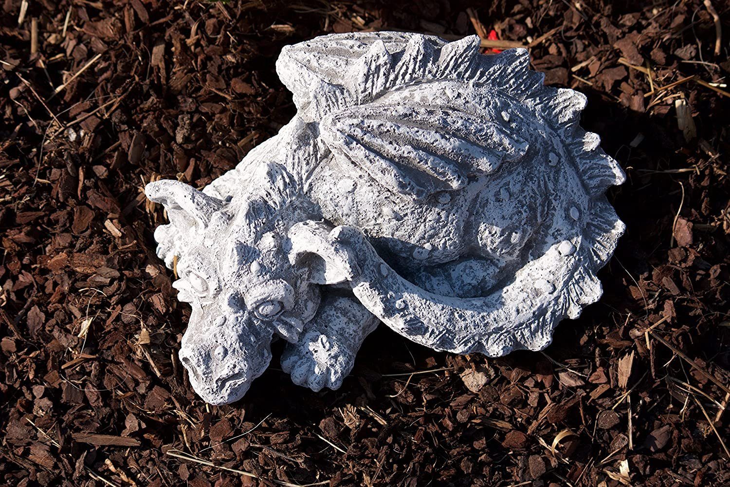 Stone and Style Gartenfigur Frostfeste Steinfigur Drache Flokii – Bild 5 von 5