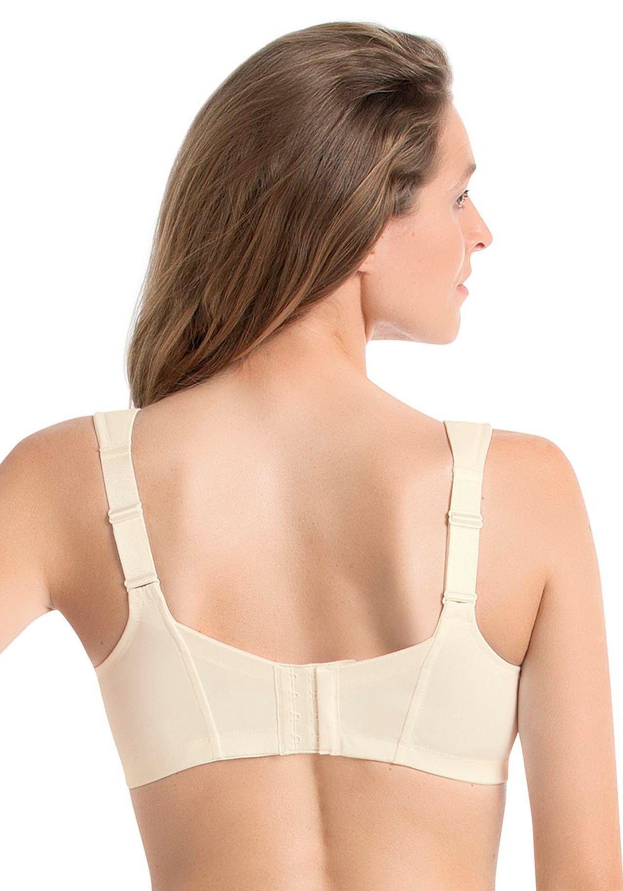 Anita since 1886 Entlastungs-BH Havanna Komfortträger, mit Spitze, Zierschleife, breite Träger, ohne Bügel