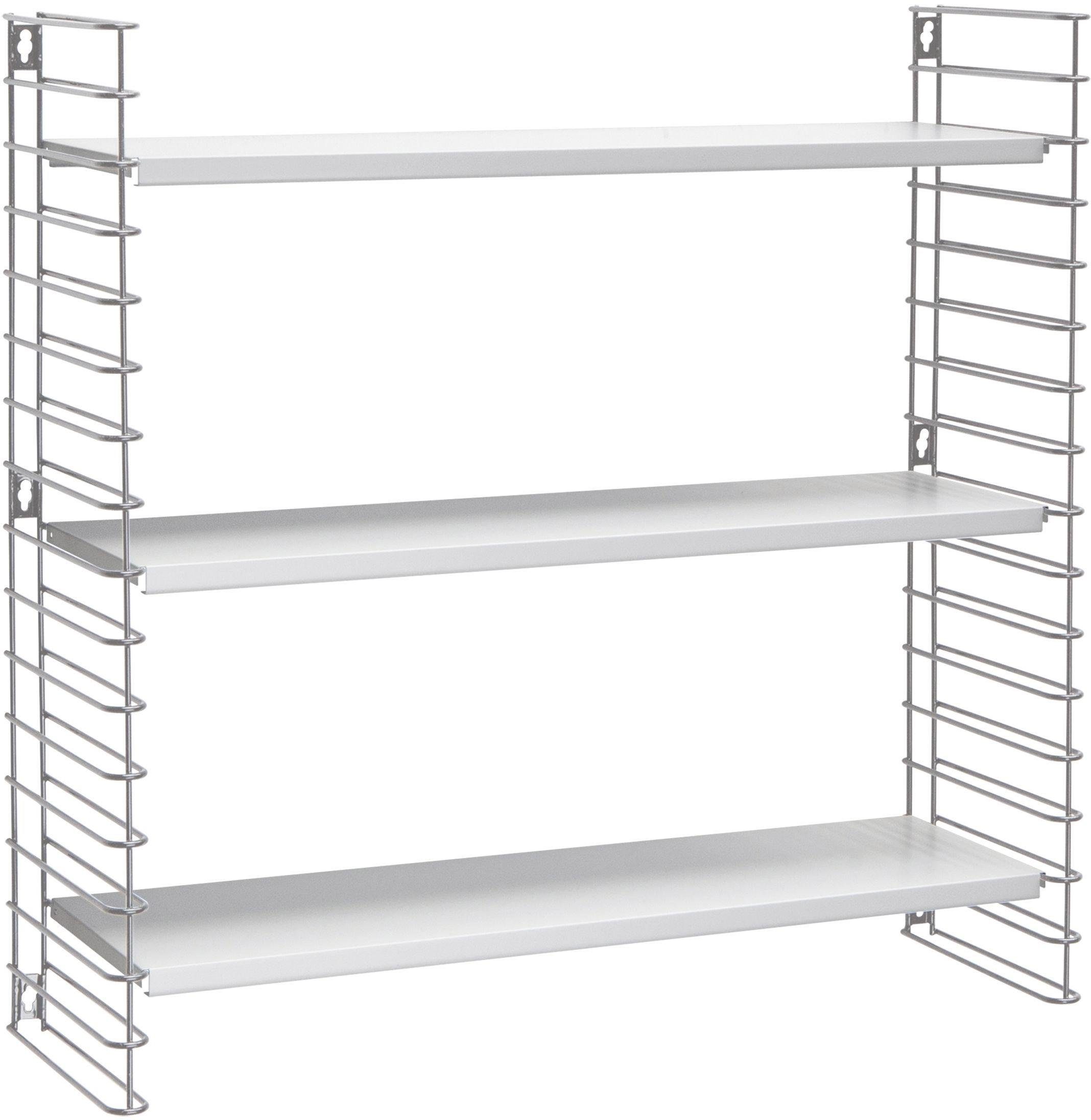 Metaltex Wandregal Tomado, Seitengitter silberfarben günstig online kaufen