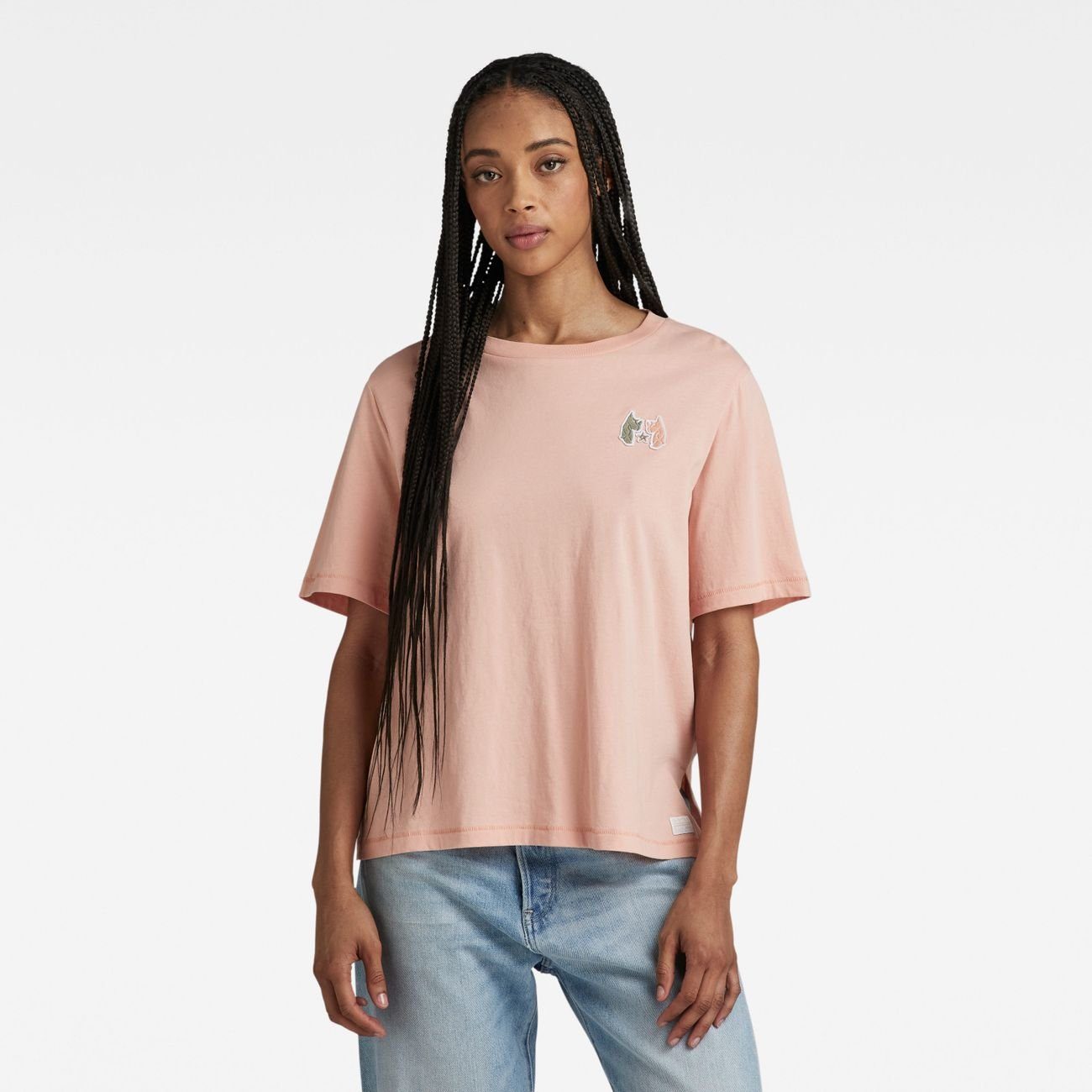 T-Shirt G-Na Badge Boxy R T WMN