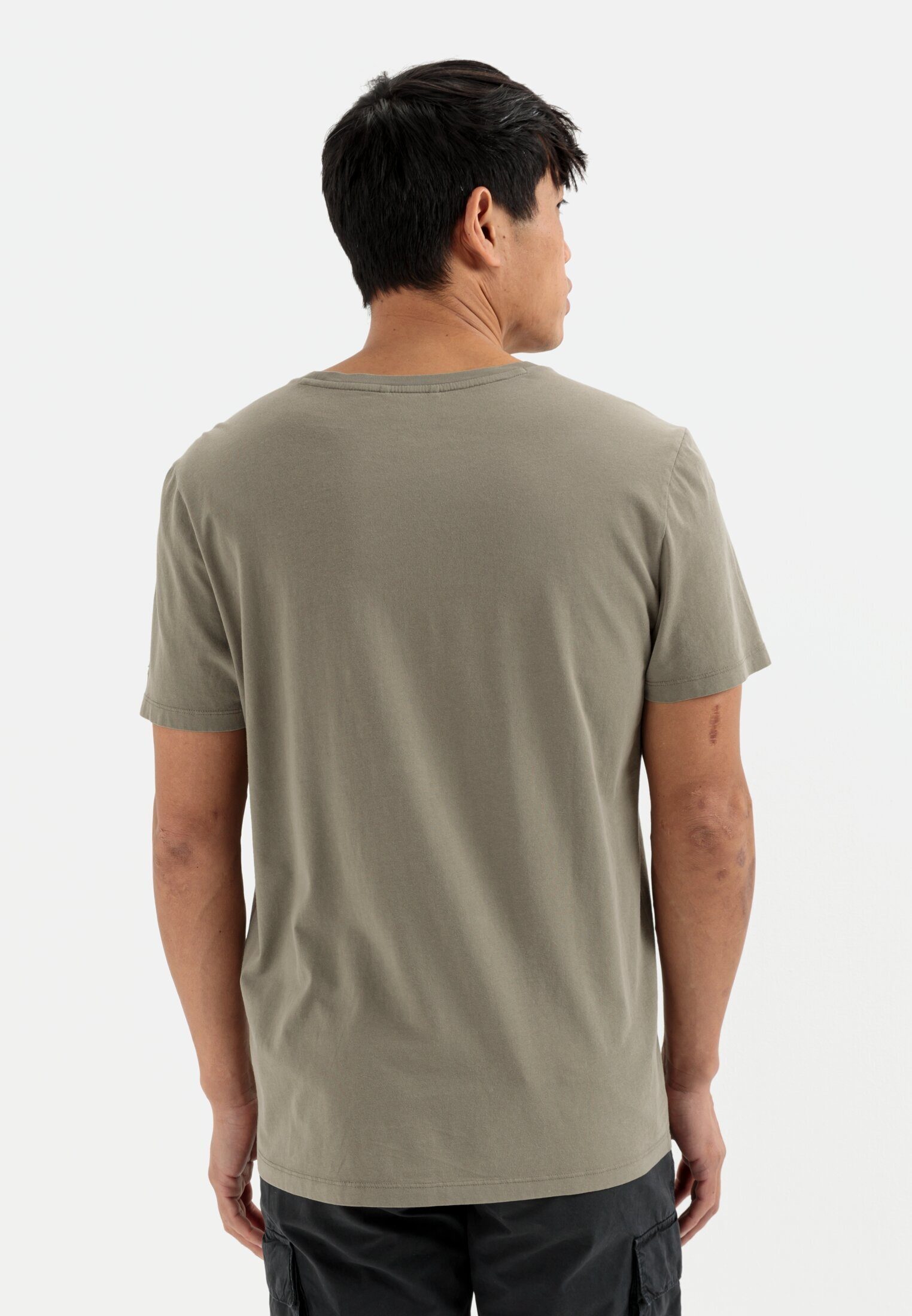 camel active Bio-Baumwolle Khaki T-Shirt aus
