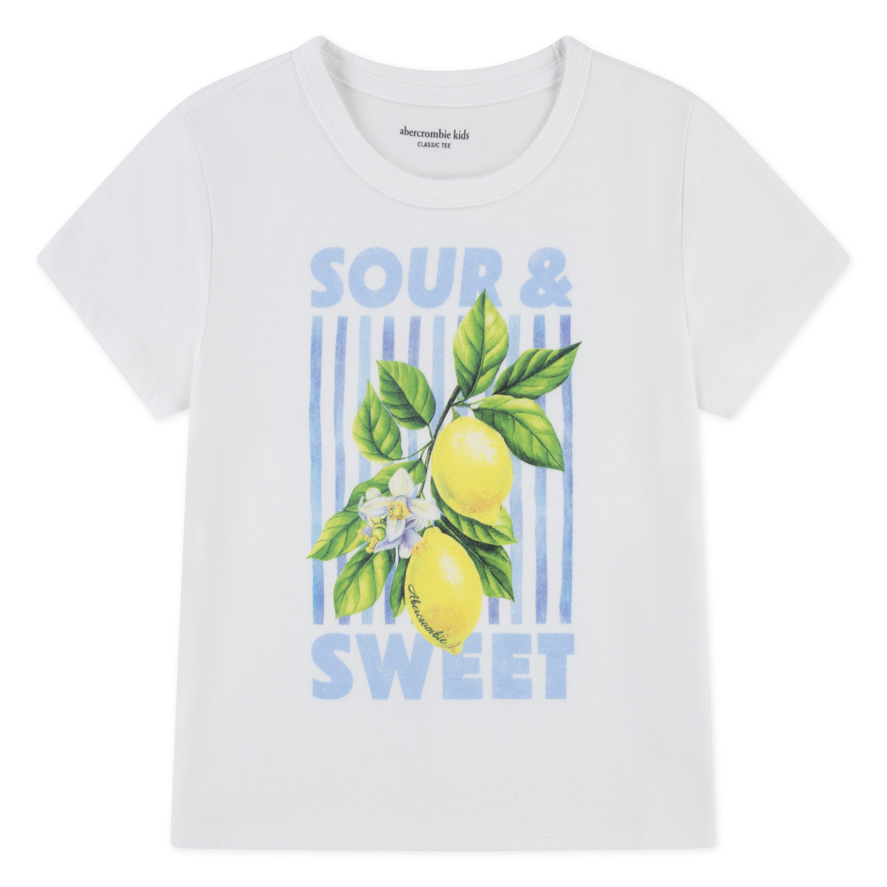 Abercrombie Kids Rundhalsshirt AFG SOUR & SWEET CLASSIC TEE mit großem Frontprint, für Girls