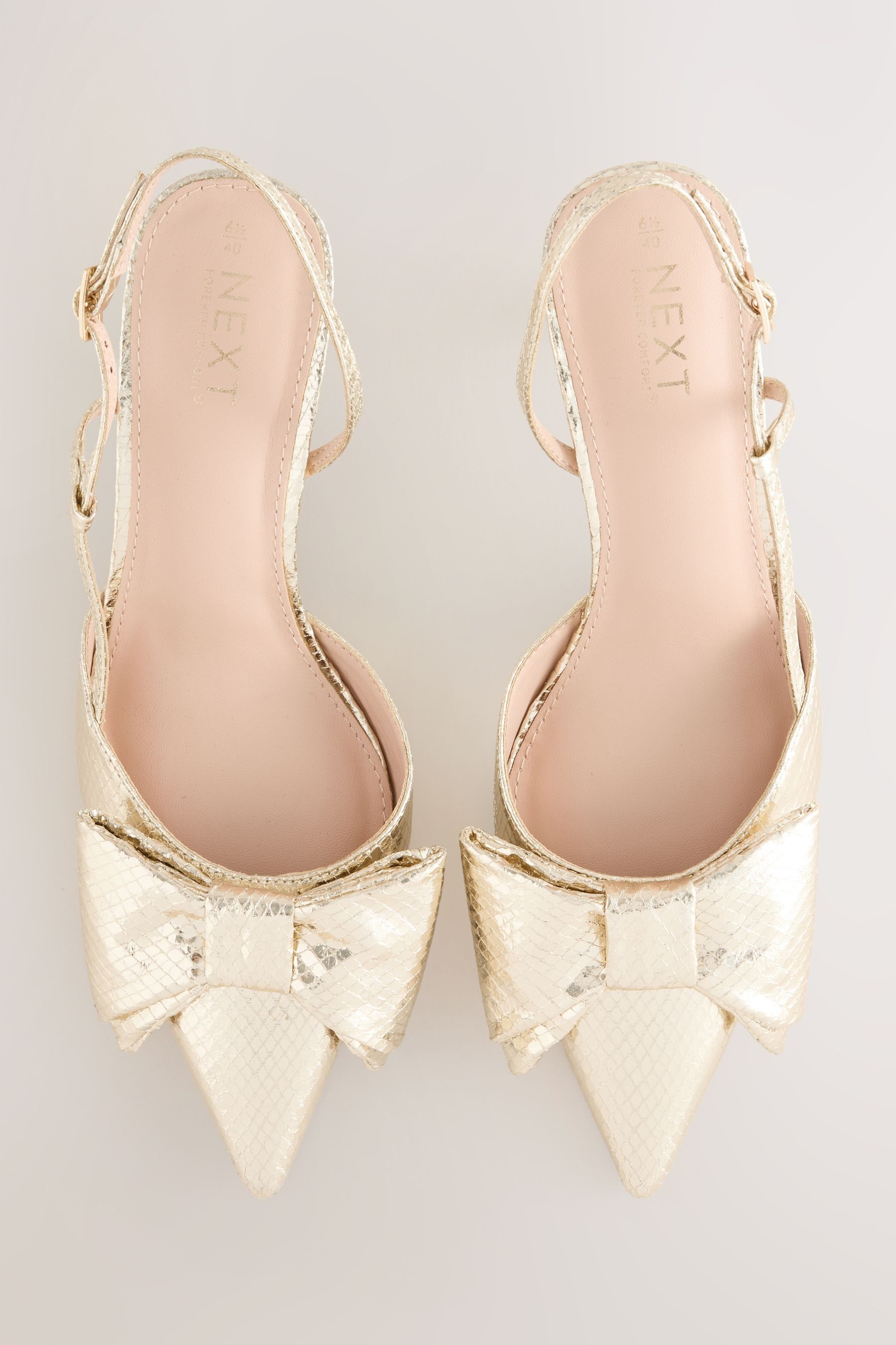 Next Forever Comfort® Spitze Slingbacks mit Schleife Slingsandalette (1-tlg)