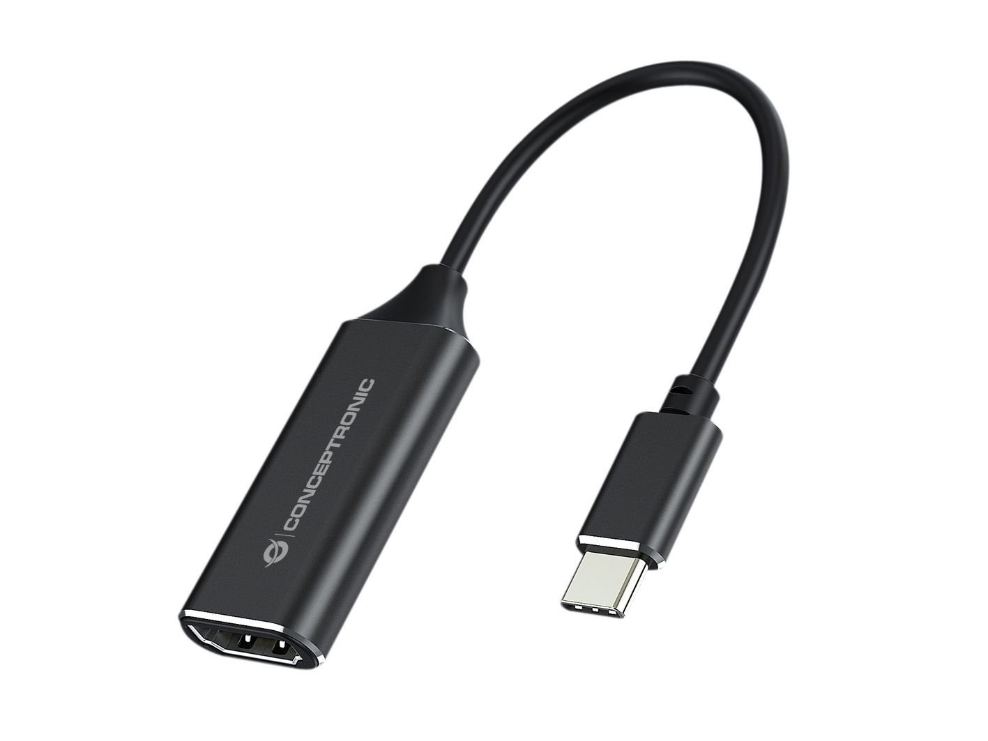 Conceptronic Klemmen CONCEPTRONIC Adapter USB-C -> HDMI 4K30Hz 0.15m sw