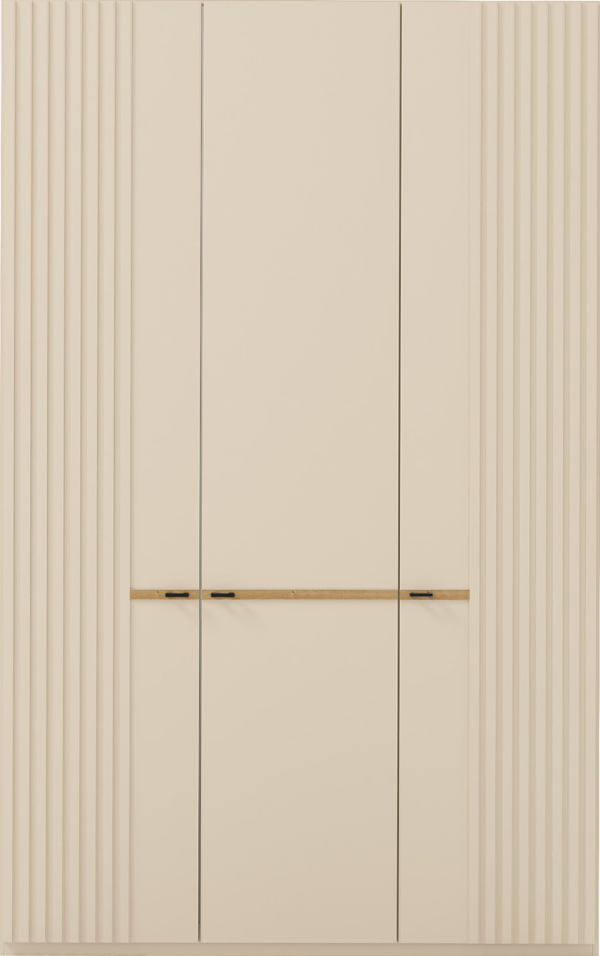 Musterring Kleiderschrank Isabelle Lamellen in Korpusfarbe, Griffe in schwarz, versch. Größen und Farben