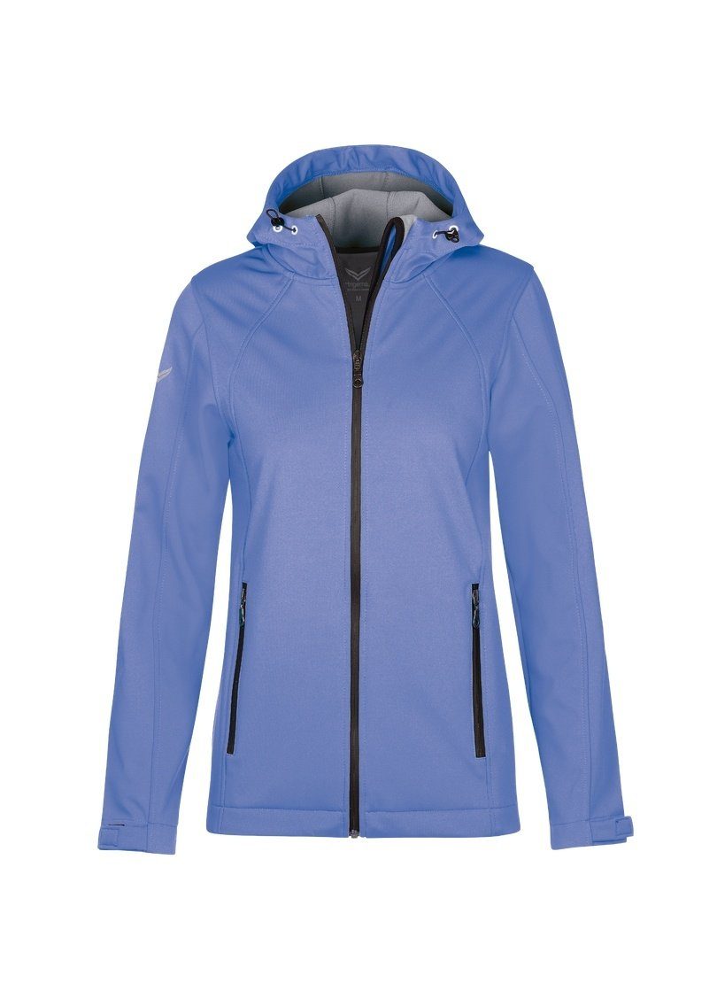 Trigema Softshelljacke TRIGEMA Taillierte Softshell–Kapuzenjacke