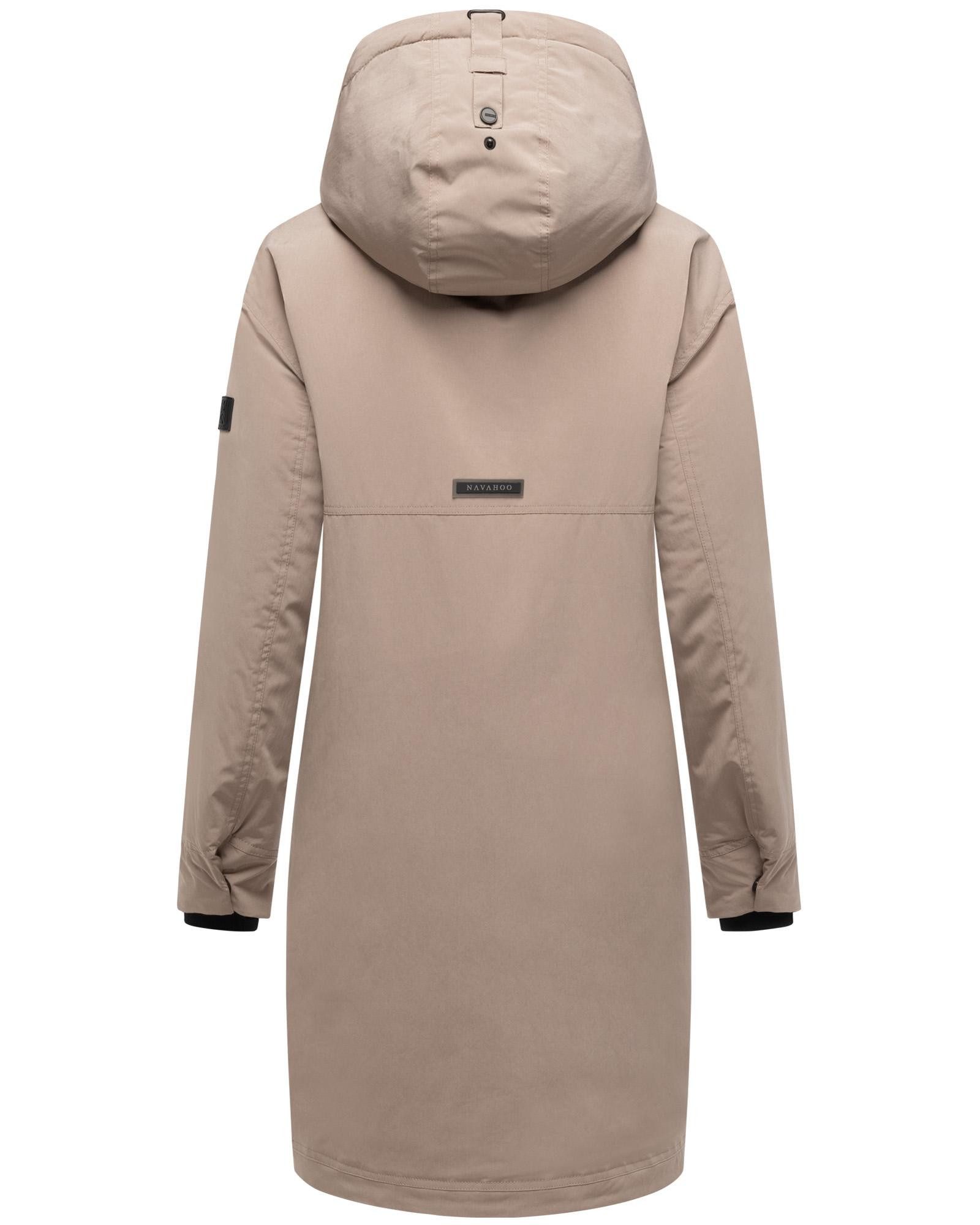 Navahoo Wintermantel Hageltanz 14 Warmer Damen Kurzmantel mit Kapuze