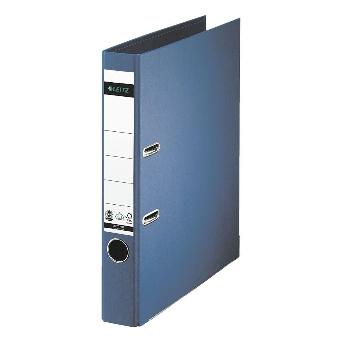LEITZ Aktenordner 1008, Папки с файлами schmal, aufgeklebtes Rückenschild