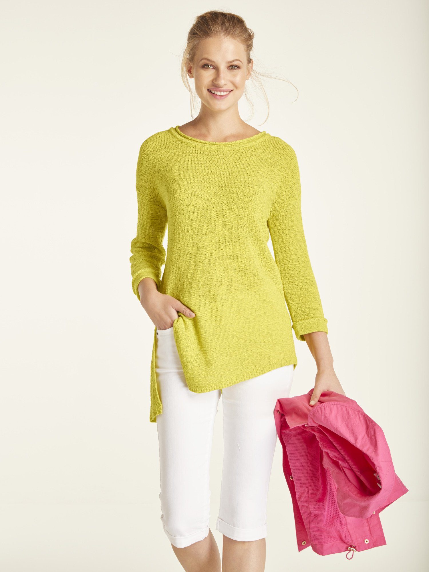 pullover mit seitenschlitz damen