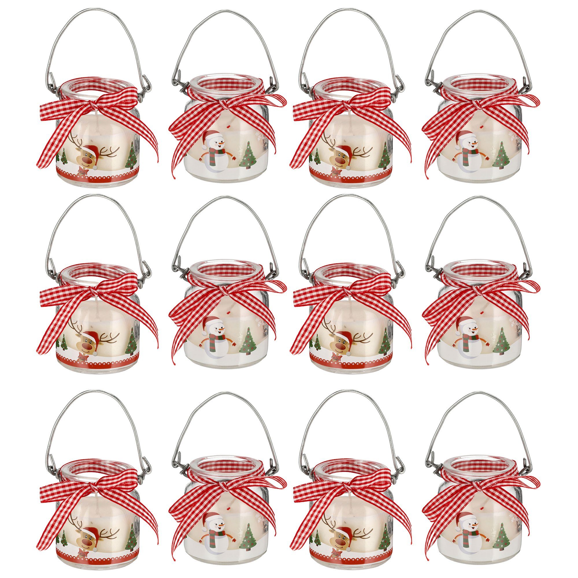 Annastore Duftkerze Set mit 2 Duftkerzen als Geschenk, Duftkerzen im Glas (12-tlg), Geschenkset für Damen