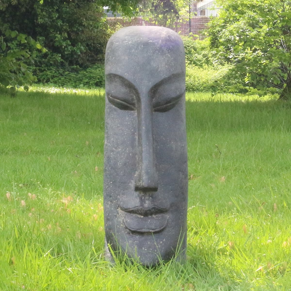 Oriental Galerie Dekofigur Osterinsel Moai Gartenfigur 59 cm (1 St)
